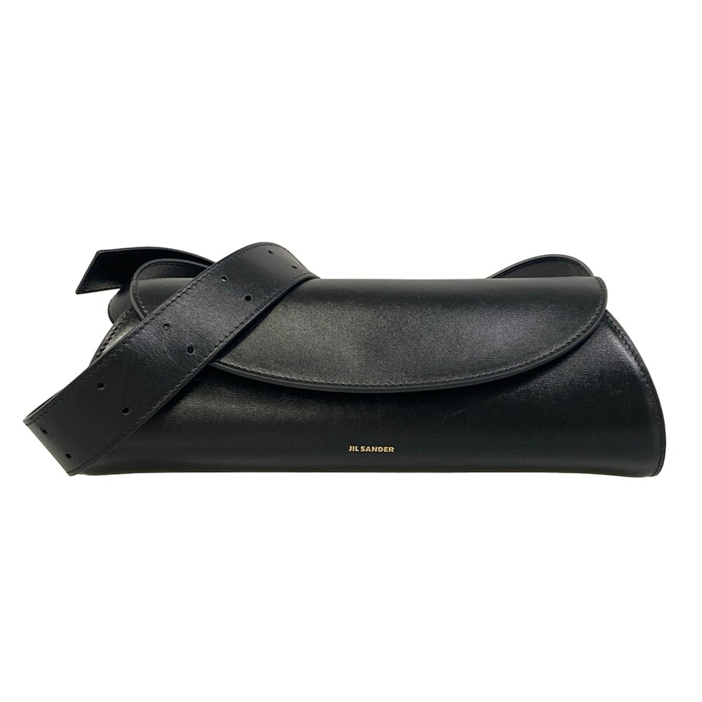 Jil Sander Cannolo Small Black Leather #344971J10B